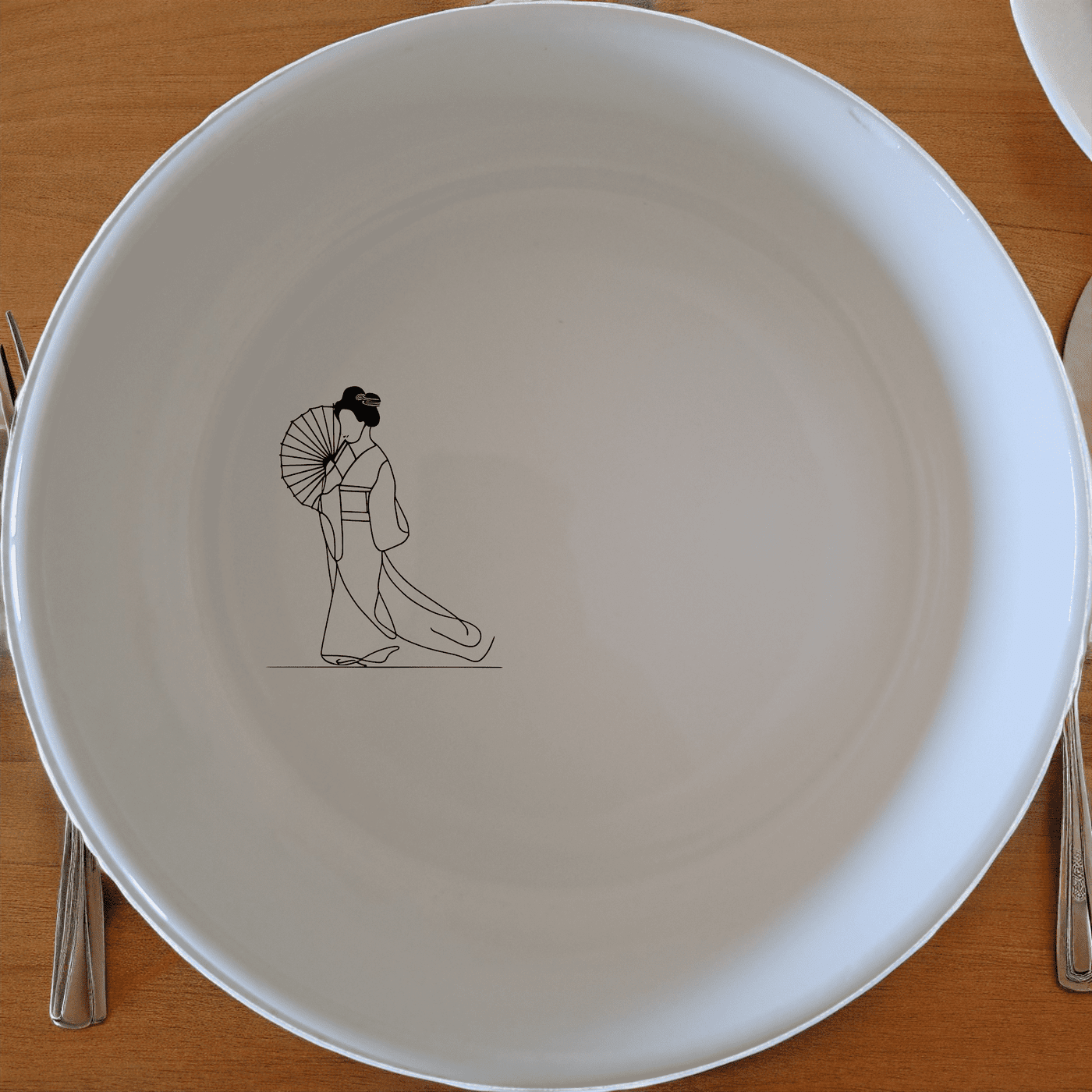 Japanese Cultural Imagery Bowl Set of 4 brings traditional artistry to your table with elegant, minimalist designs.