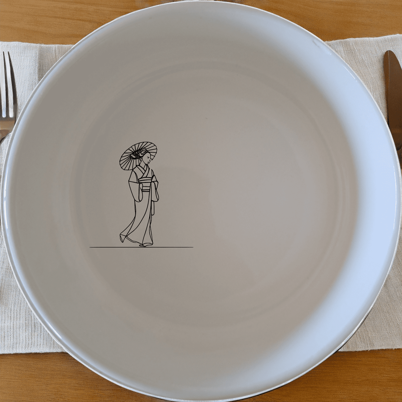 Japanese Cultural Imagery Bowl Set of 4 features delicate traditional designs perfect for any dining occasion.