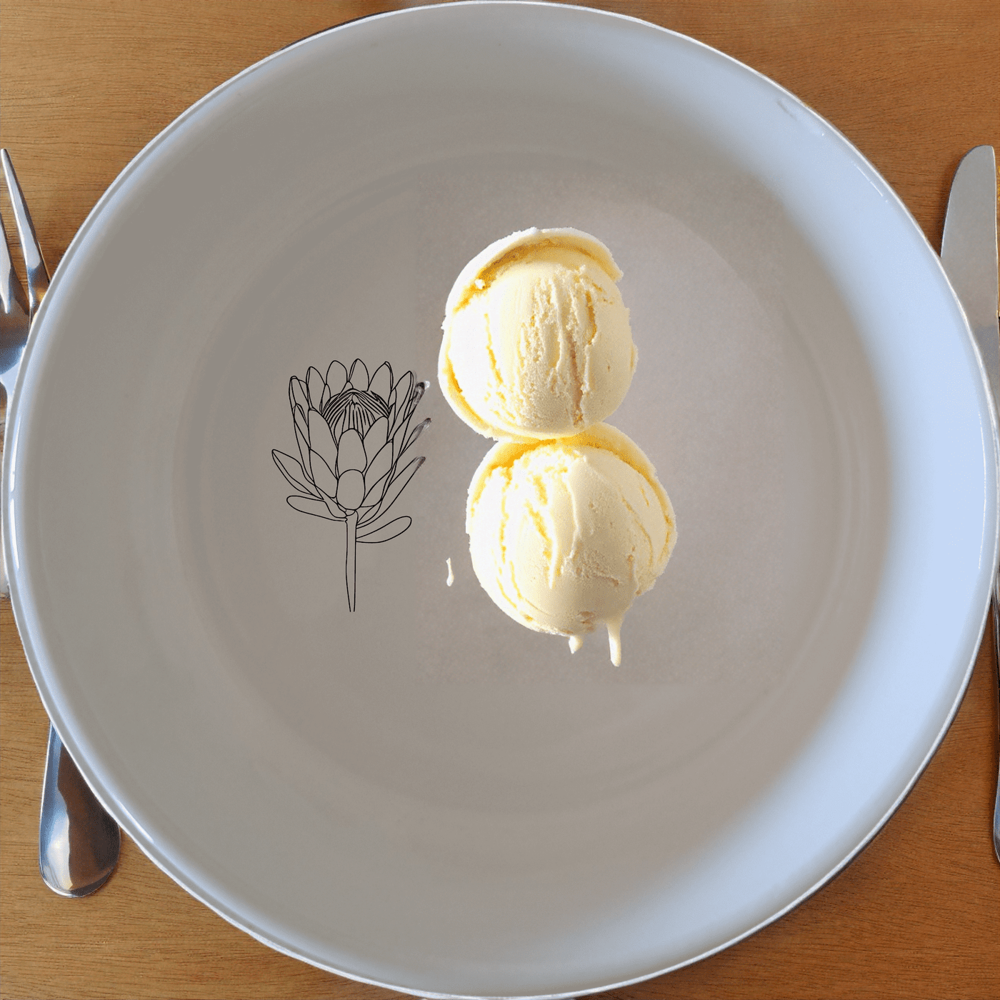 The King Protea Flower Bowl Set of 4 features elegant botanical designs perfect for any dining occasion.