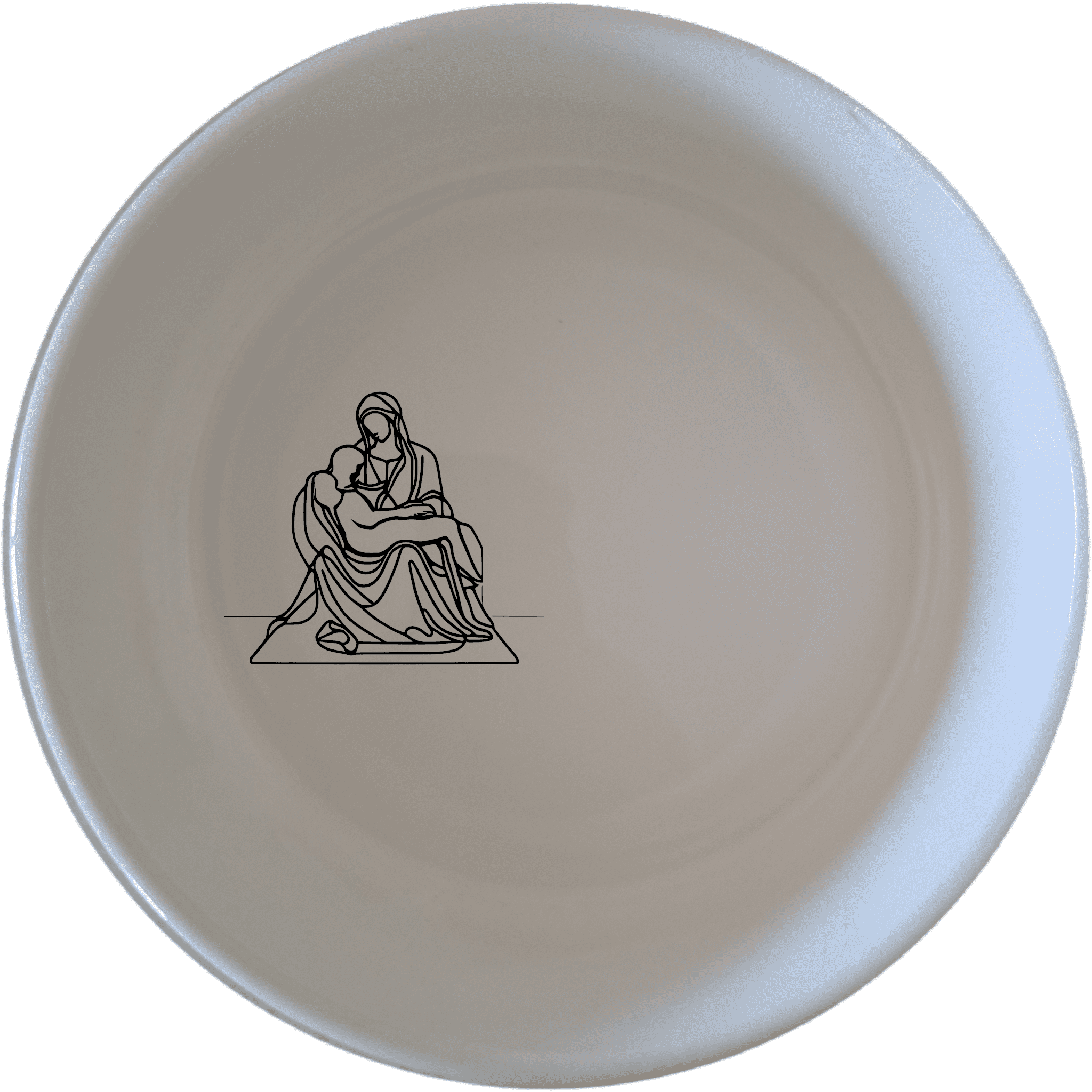 The Pieta Art Bowl Set of 4 - Range 1 features a timeless design inspired by classical art, perfect for elevating any dining experience.