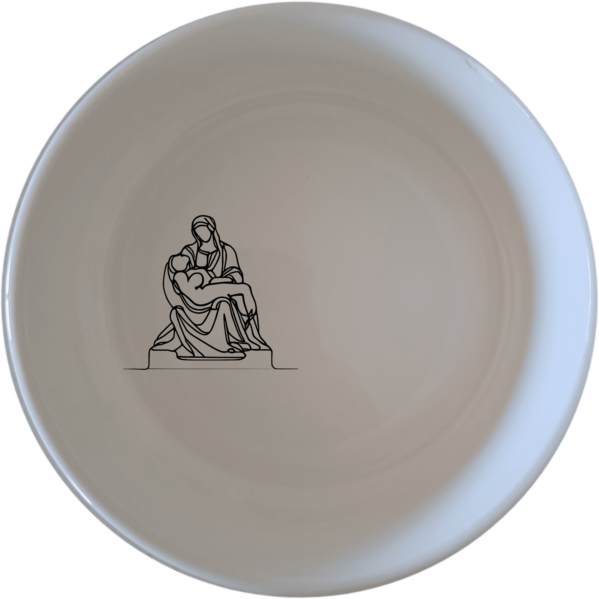 The Pieta Michelangelo Bowl Set of 4 - Range 2 features a timeless design inspired by classical art, perfect for elevating any dining experience.