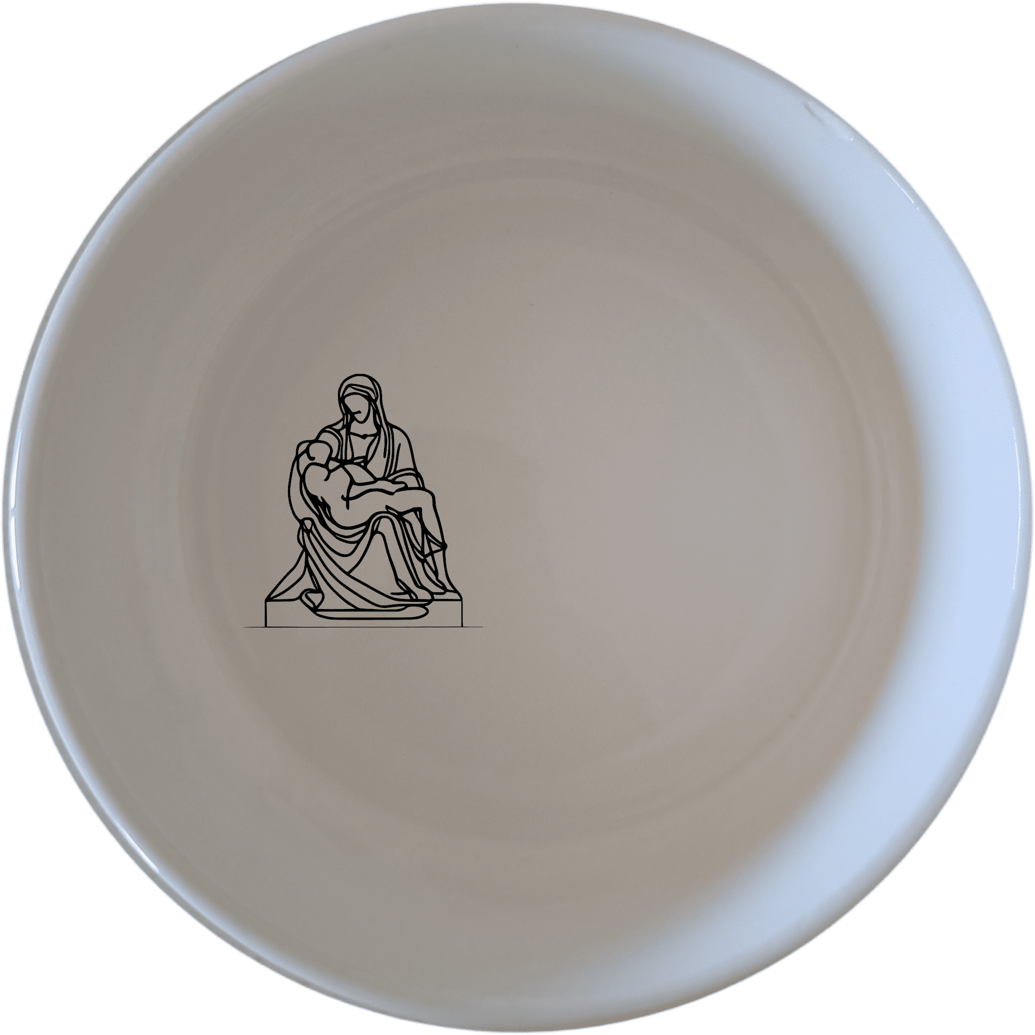 The Pieta Michelangelo Bowl Set of 4 - Range 4 is a stunning collection of ceramic bowls, each featuring an intricate laser-etched design inspired by Michelangelo's masterpiece. Perfect for adding a touch of art to your dining experience.