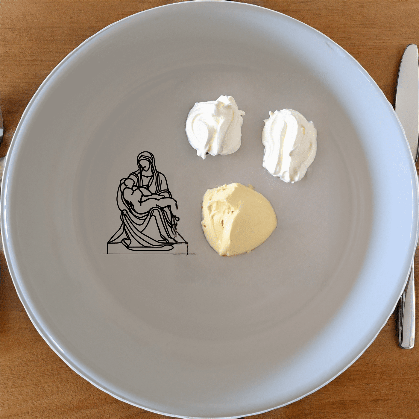 The Pieta Michelangelo Bowl Set of 4 - Range 4 is a stunning collection of ceramic bowls, each featuring an intricate laser-etched design inspired by Michelangelo's masterpiece. Perfect for adding a touch of art to your dining experience.