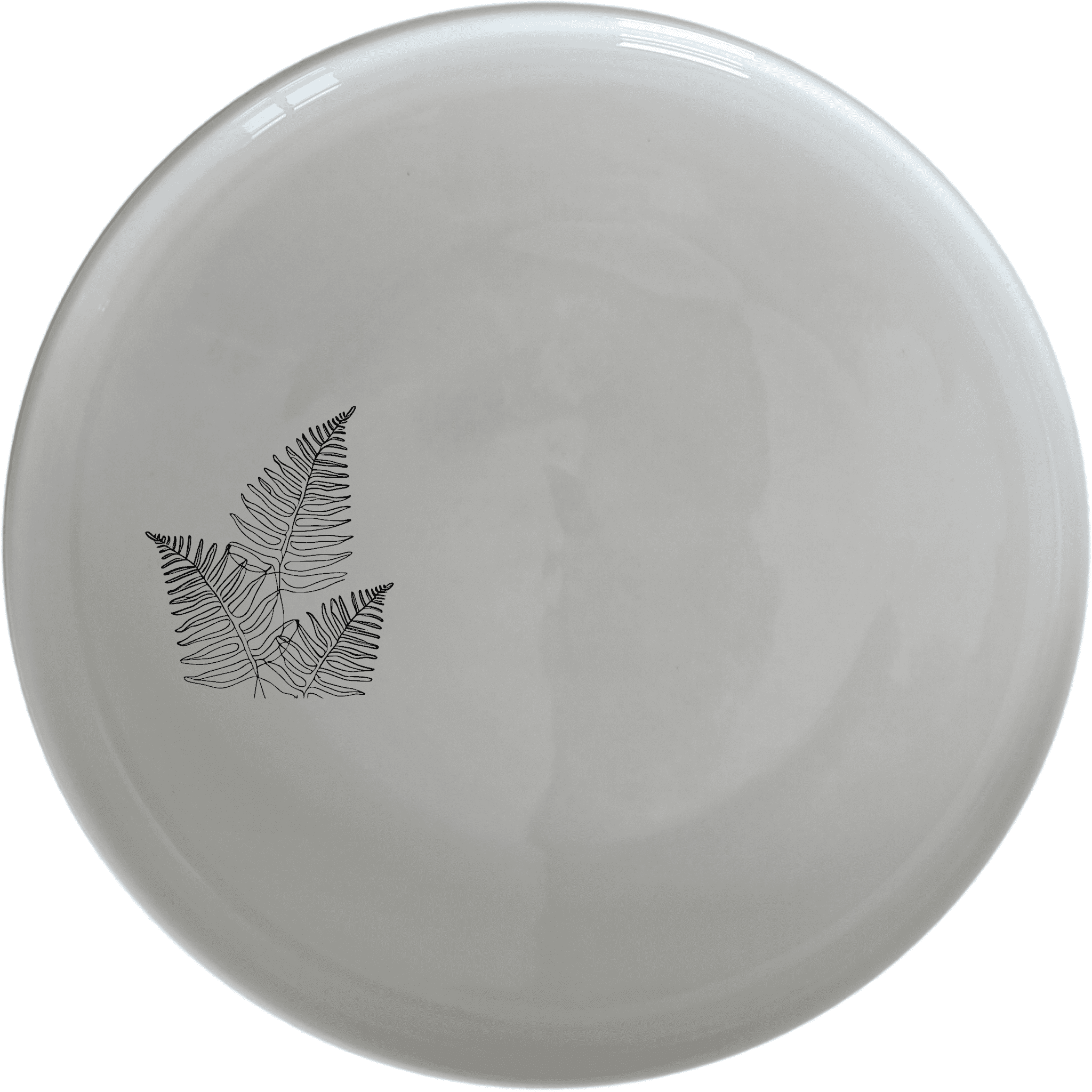 The Layered Fern Fronds Dinner Plate Set of 4 adds a touch of nature to your dining table with its elegant fern design.
