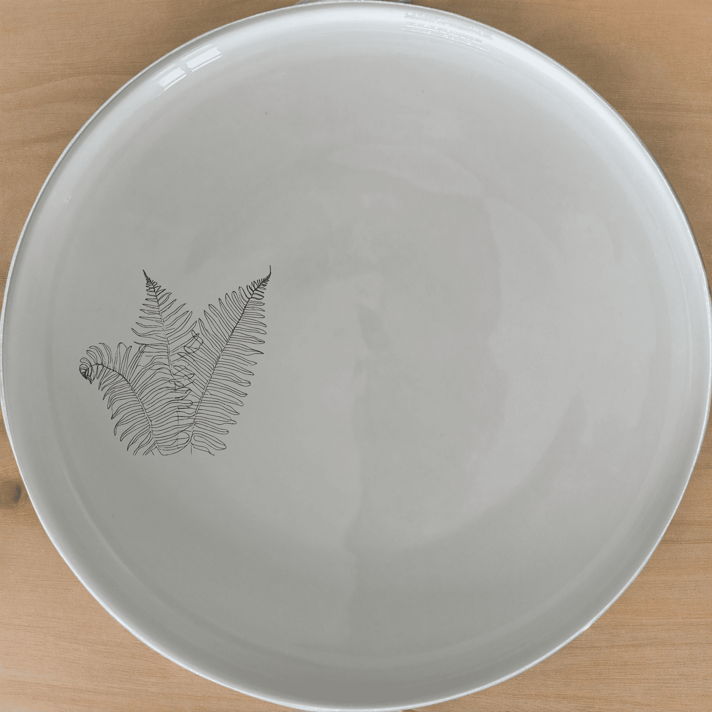 Layered Fern Fronds Dinner Plate Set of 4 adds a touch of nature to your dining table with intricate fern designs.