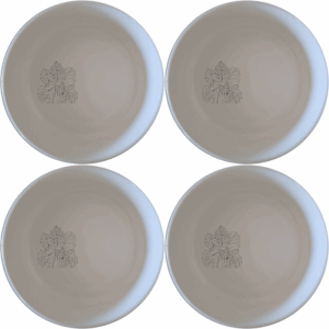 The Lush Jungle Canopy Bowl Set of 4 brings a touch of nature to your dining table with its elegant design and versatile use.