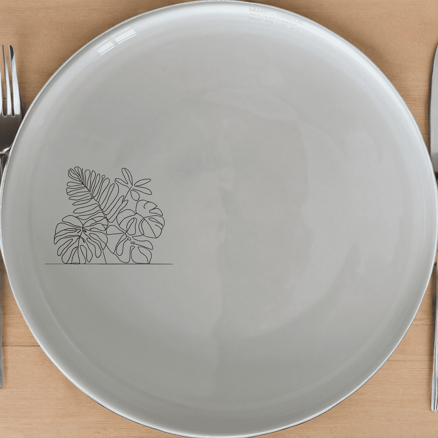 Discover the Lush Jungle Canopy Dinner Plate Set of 4, featuring elegant tropical designs perfect for any dining occasion.