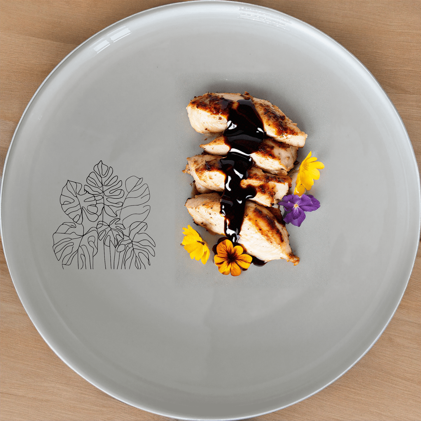 Lush Jungle Canopy Side Plate Set of 4 offers a vibrant, nature-inspired design perfect for modern dining.