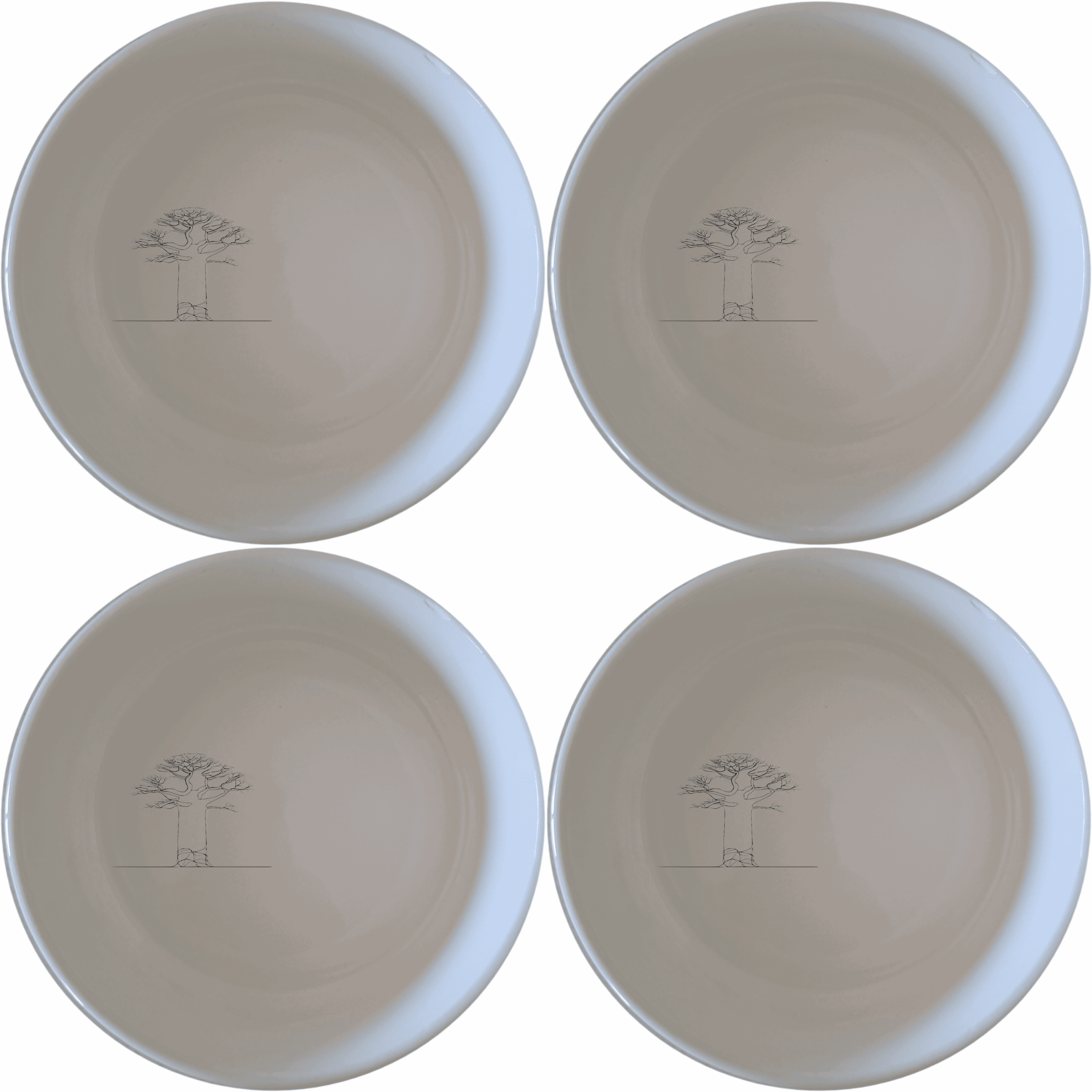 Majestic Boabab Tree Bowl Set of 4 - Range 3 is a stunning addition to any dining table, perfect for everyday use or special occasions.