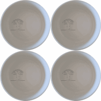 Majestic Boabab Tree Bowl Set of 4 - Range 4 is a stunning collection of four 12cm ceramic bowls, each featuring a unique tree design.