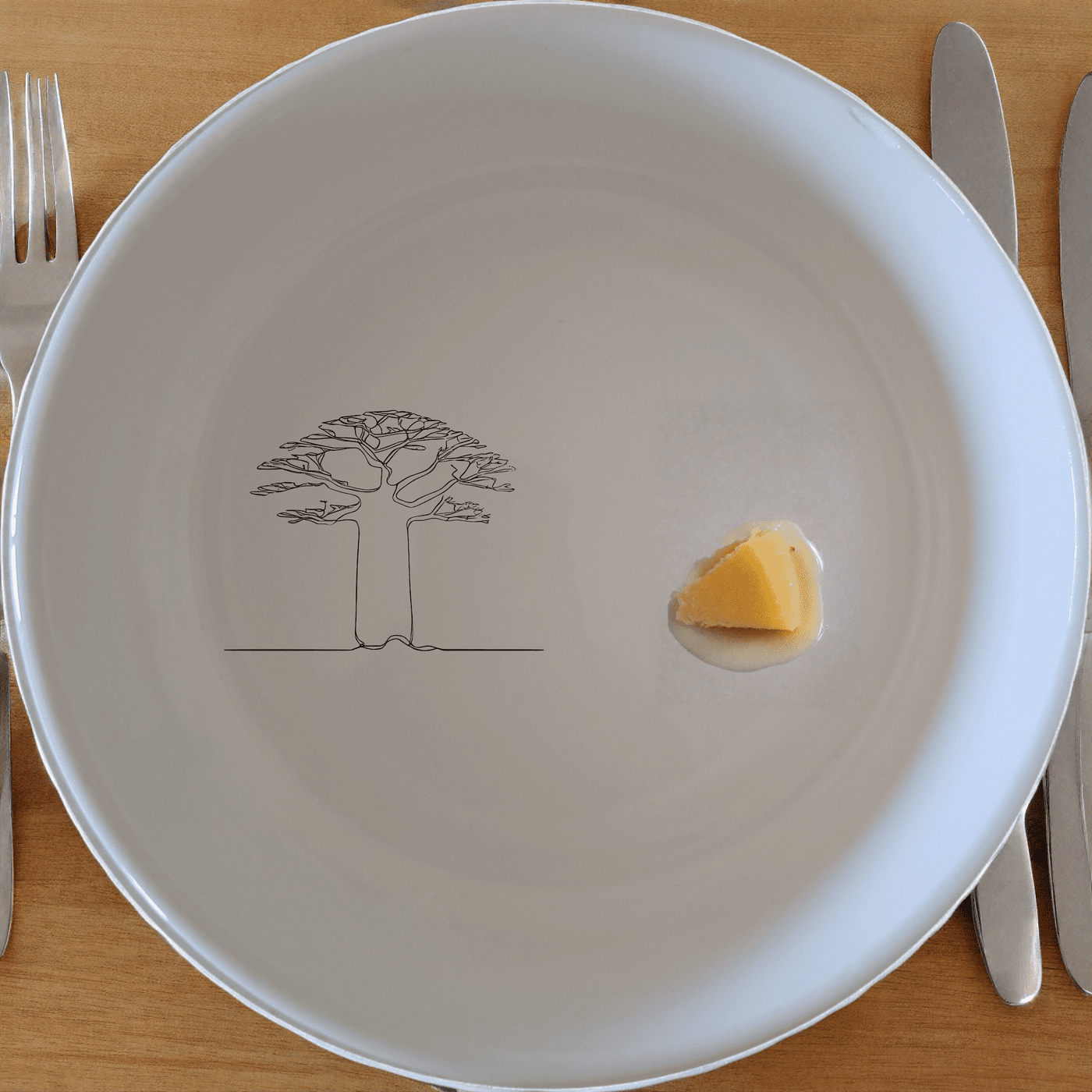 Majestic Boabab Tree Bowl Set of 4 - Range 4 is a stunning collection of four 12cm ceramic bowls, each featuring a unique tree design.