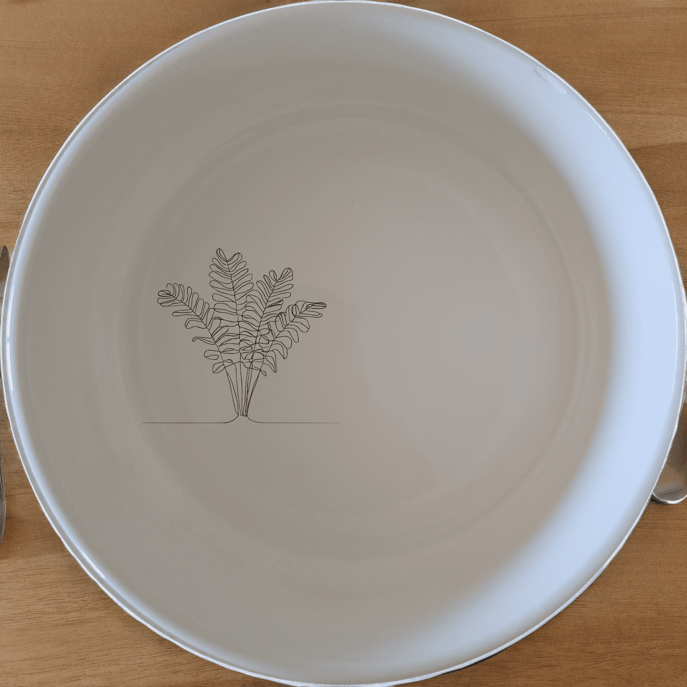 The Maximalism Cycads Bowl Set of 4 brings bold, artistic flair to your dining table with its striking design and premium ceramic construction.