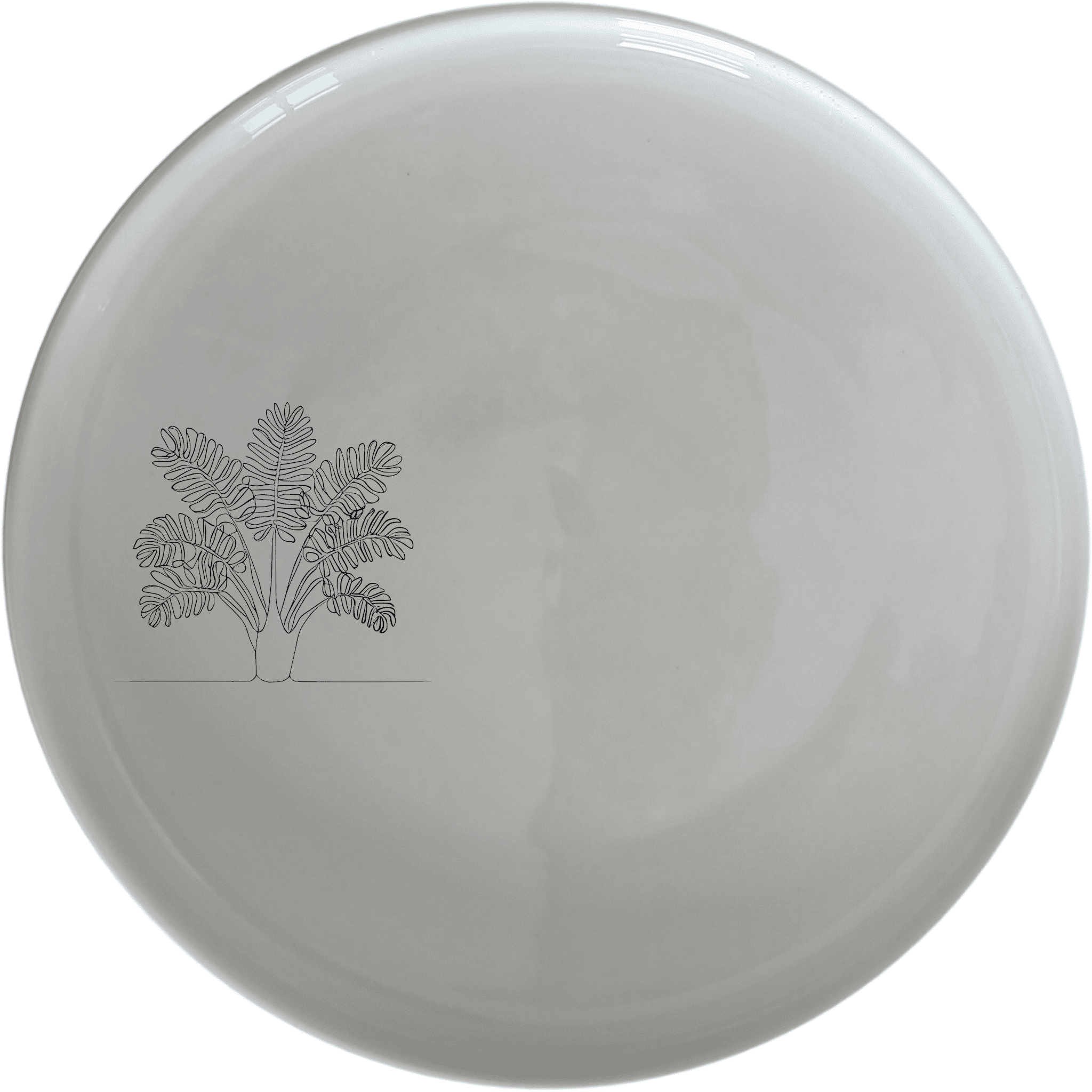 Maximalism Cycads Dinner Plate Set of 4 offers a striking botanical design perfect for modern dining settings.