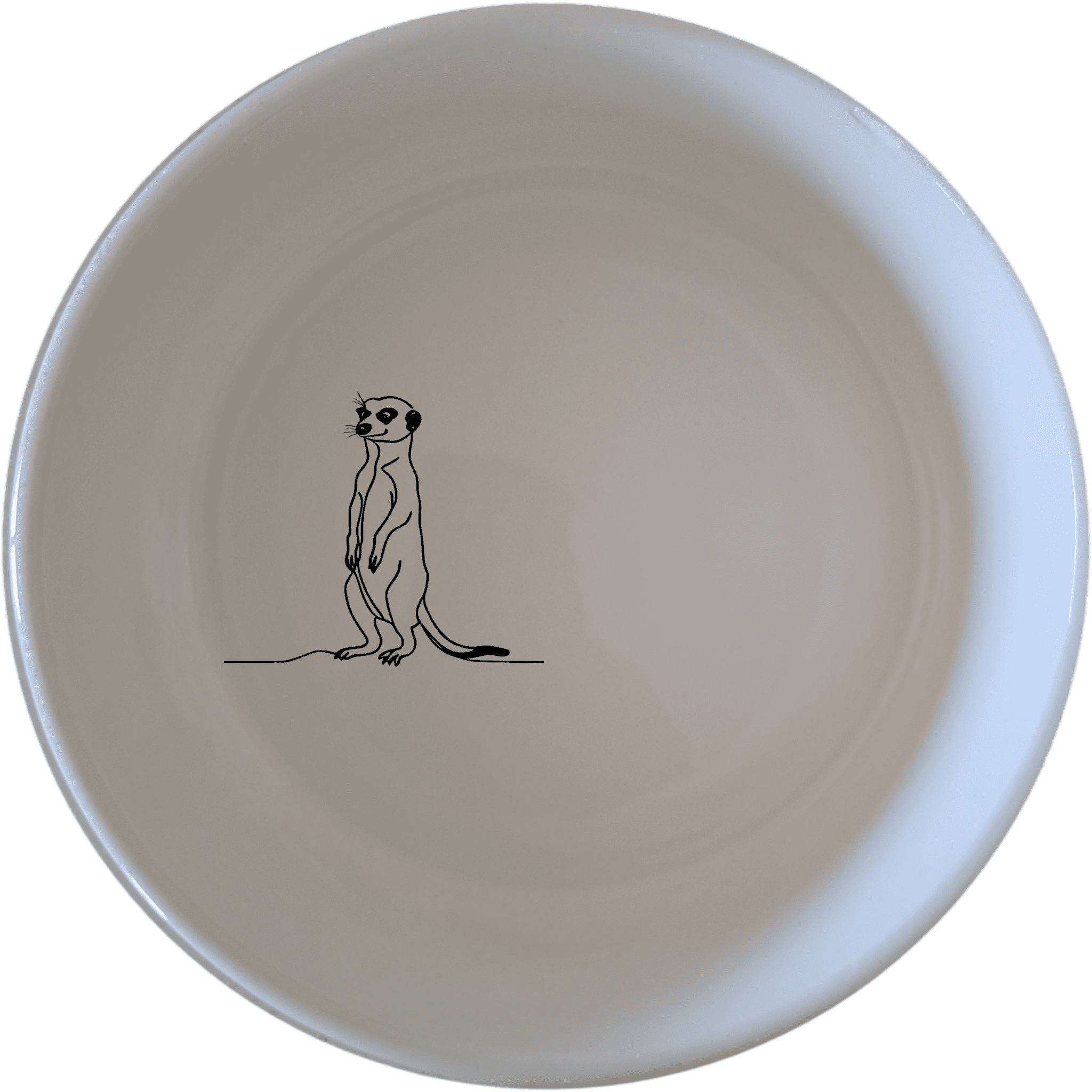 Meerkat Standing Hind Legs Bowl Set of 4 adds a whimsical touch to your dining experience with charming animal illustrations.