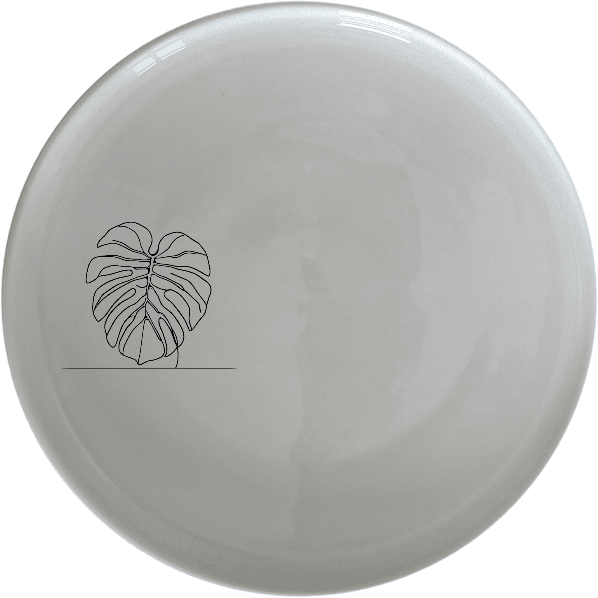 Monstera Deliciosa Dinner Plate Set of 4 features a sleek, modern design perfect for any dining table. This set includes four elegant dinner plates with a subtle leaf motif, ideal for both everyday use and special occasions.