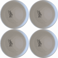 The Mythology Gods Bowl Set of 4 - Range 2 brings ancient mythology to your table with intricate designs.