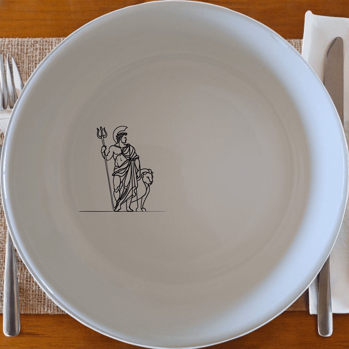 The Mythology Gods Bowl Set of 4 - Range 2 brings ancient mythology to your table with intricate designs.