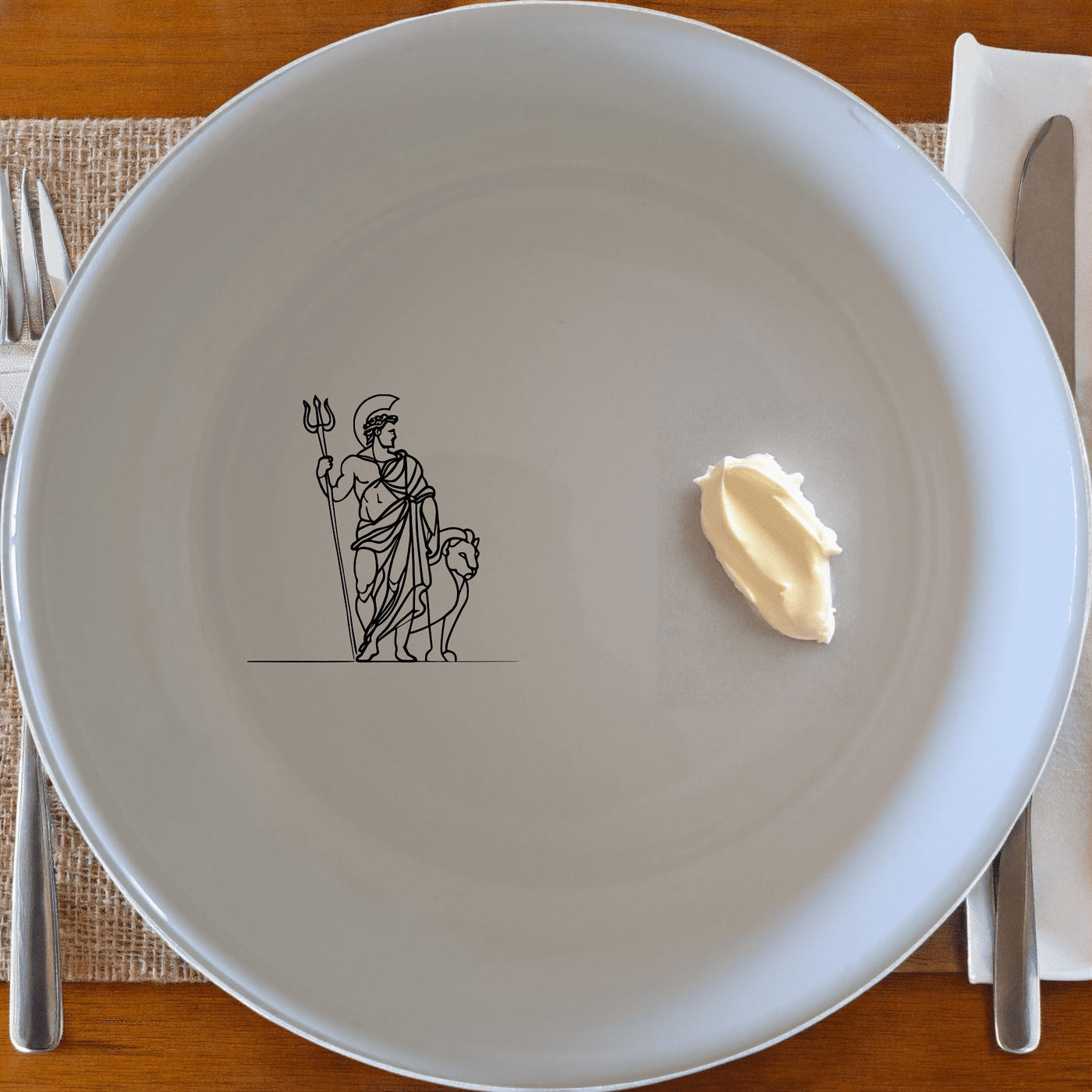 The Mythology Gods Bowl Set of 4 - Range 2 brings ancient mythology to your table with intricate designs.