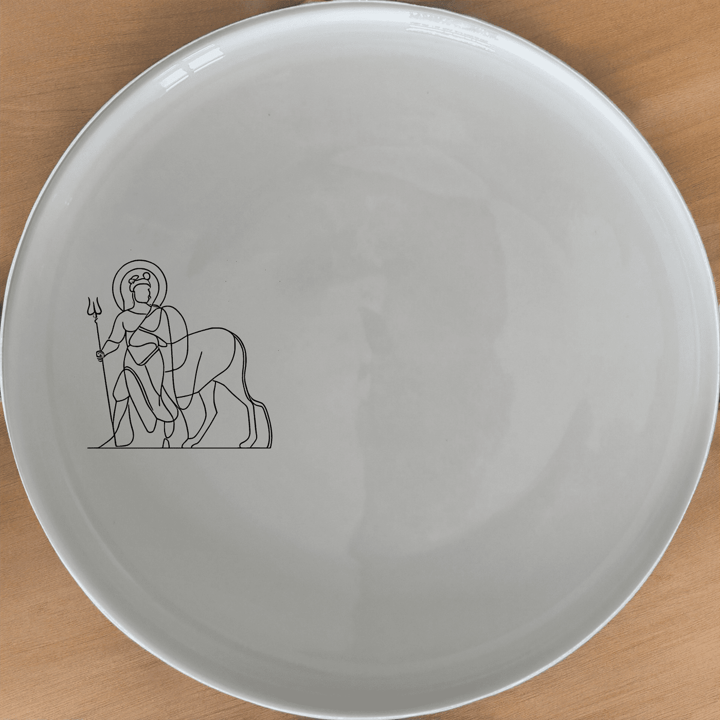 The Mythology Roman Gods Side Plate Set of 4 - Range 4 is a stunning collection of ceramic plates featuring intricate designs inspired by ancient mythology. Perfect for adding a touch of elegance to any dining table.