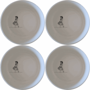 The Ndebele Pattern Design Bowl Set of 4 brings vibrant cultural artistry to your table, featuring traditional patterns in a modern ceramic design.