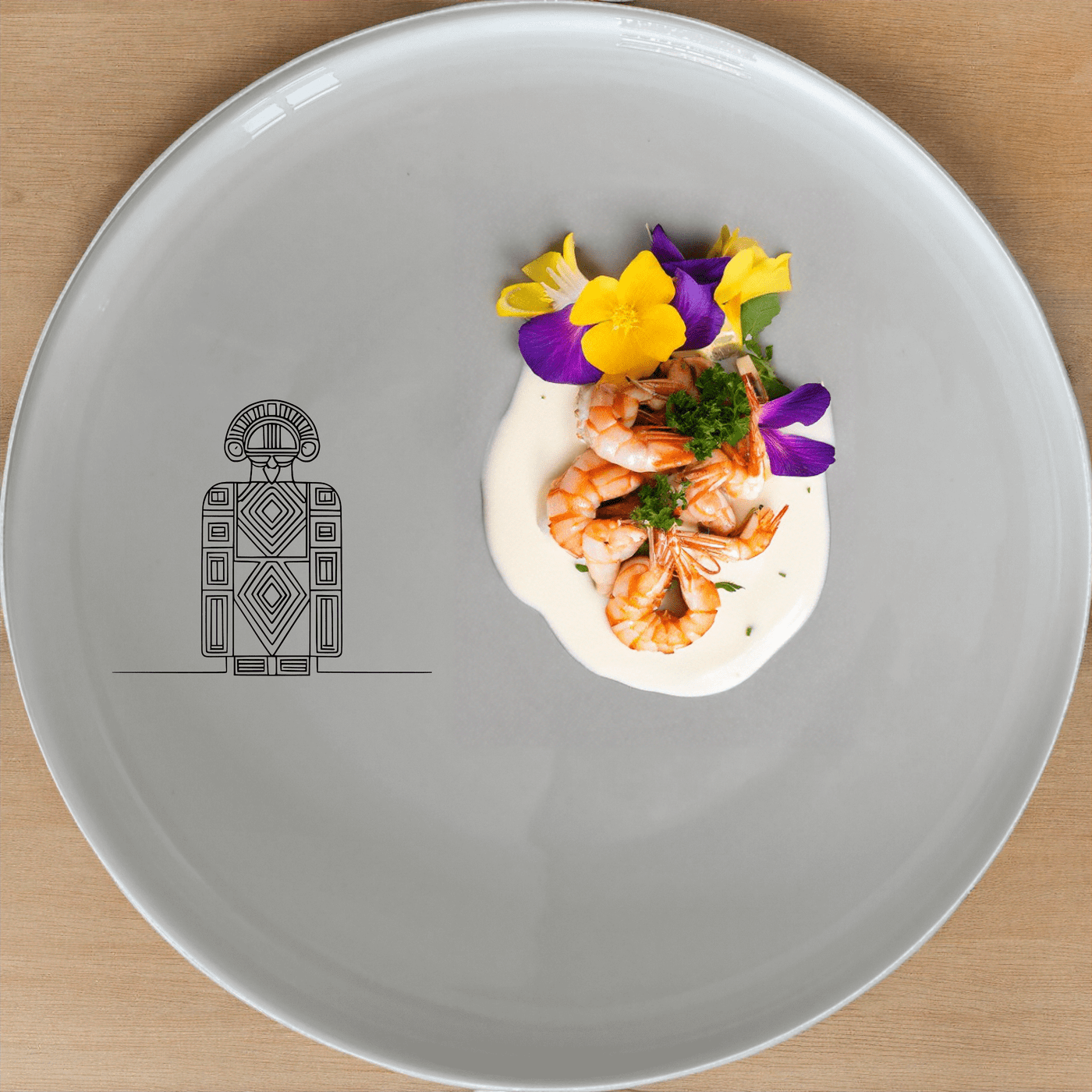 The Ndebele Pattern Design Dinner Plate Set of 4 adds a touch of cultural elegance to your dining table with intricate traditional patterns.