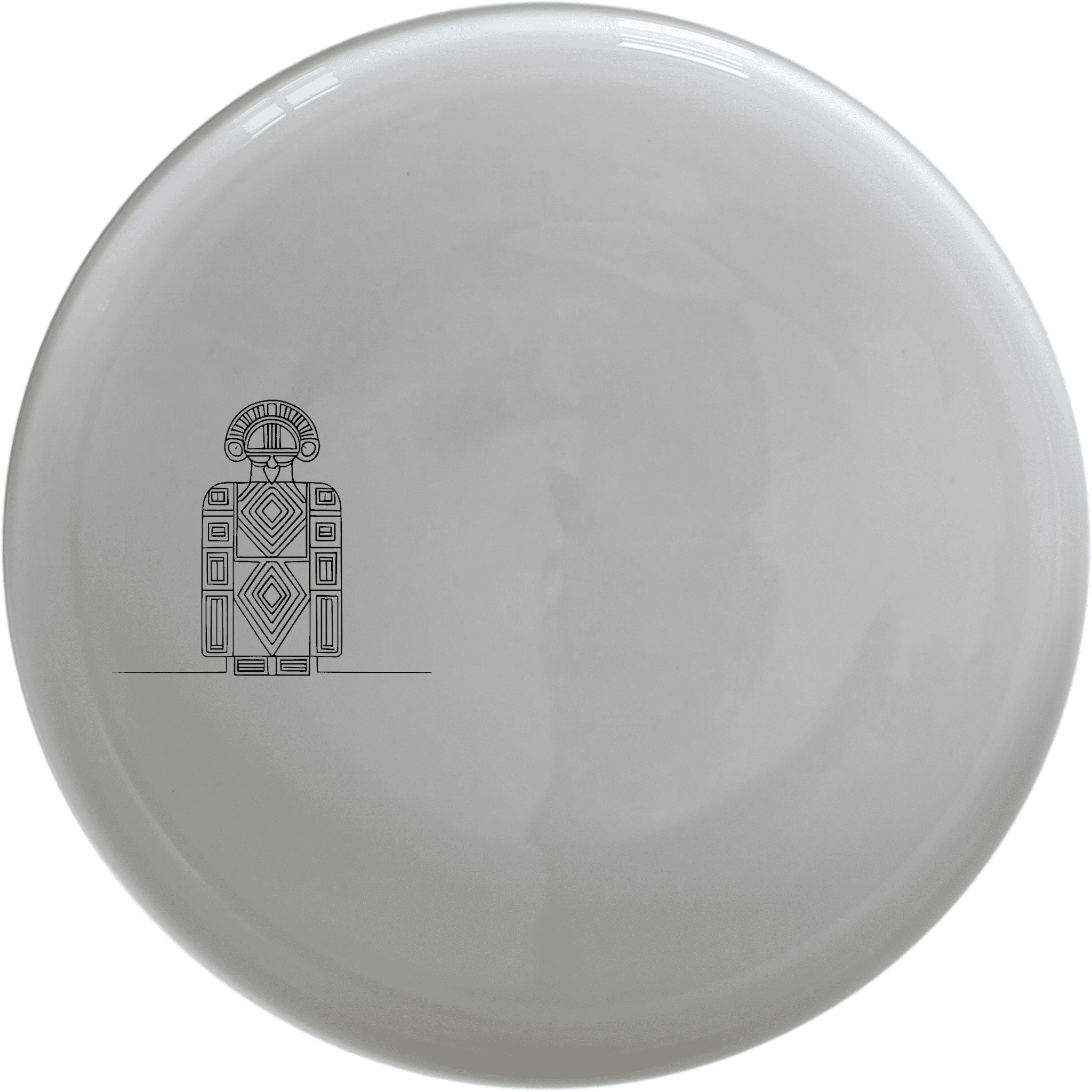 The Ndebele Pattern Design Side Plate Set of 4 features traditional Ndebele patterns, perfect for adding cultural flair to your dining experience.