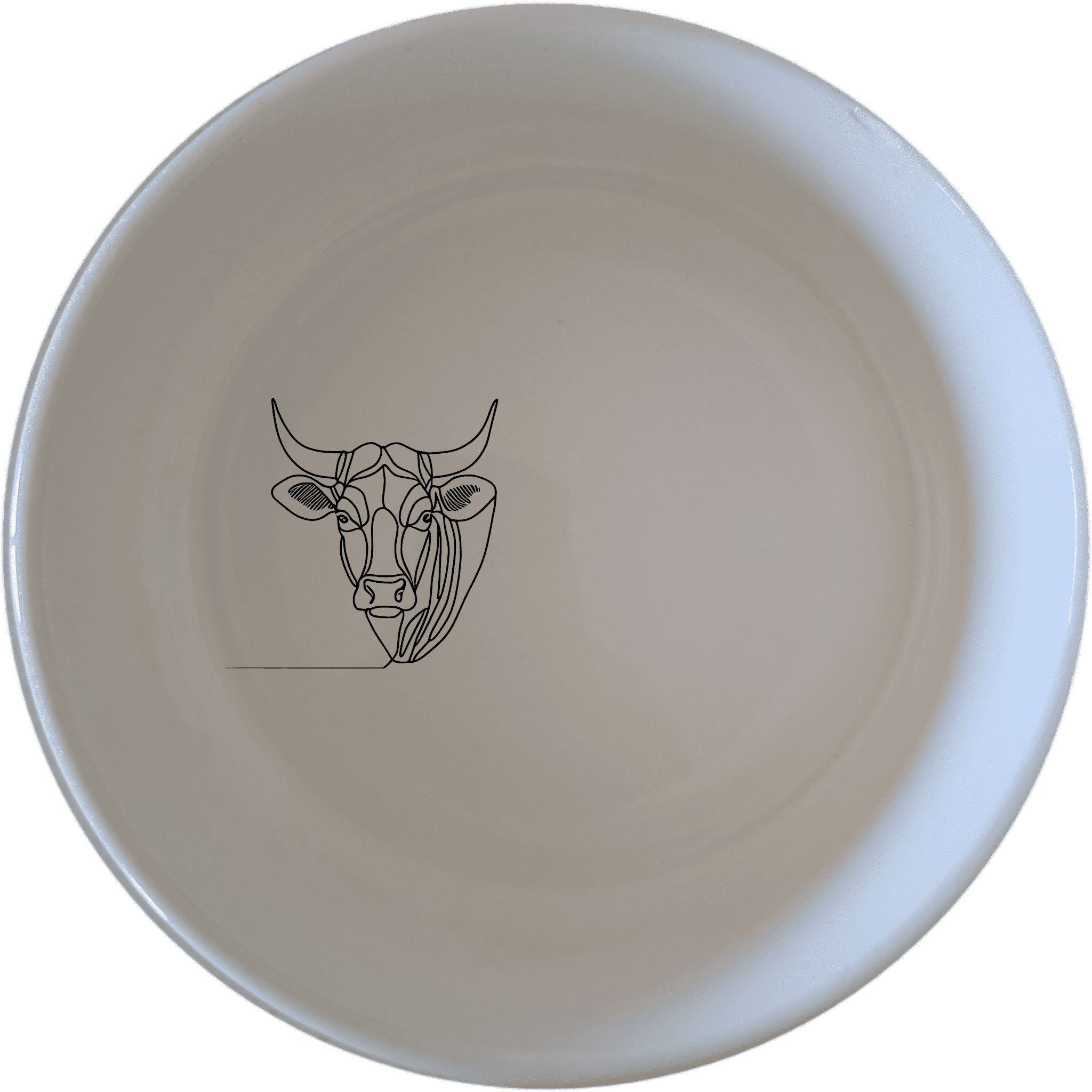 The Nguni Cattle Cow Head Bowl Set of 4 adds a unique touch to your dining experience with its striking design.