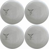 Samothrace Angel Side Plate Set of 4 - Range 1 is a stunning collection of four elegant side plates, each featuring a unique angel design.