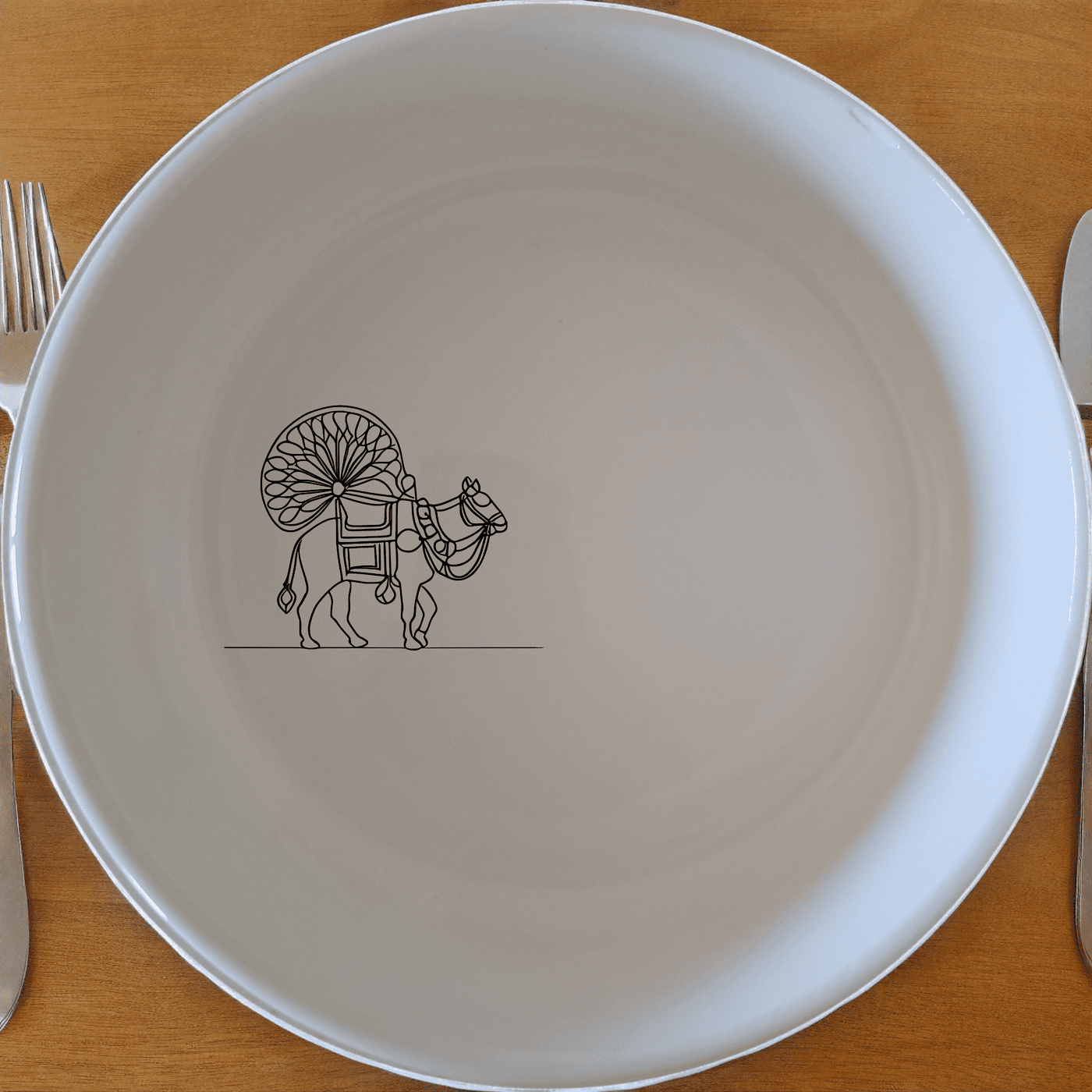 North Indian Cultural Imagery Bowl Set of 4 adds a touch of heritage to your dining table with intricate cultural designs.