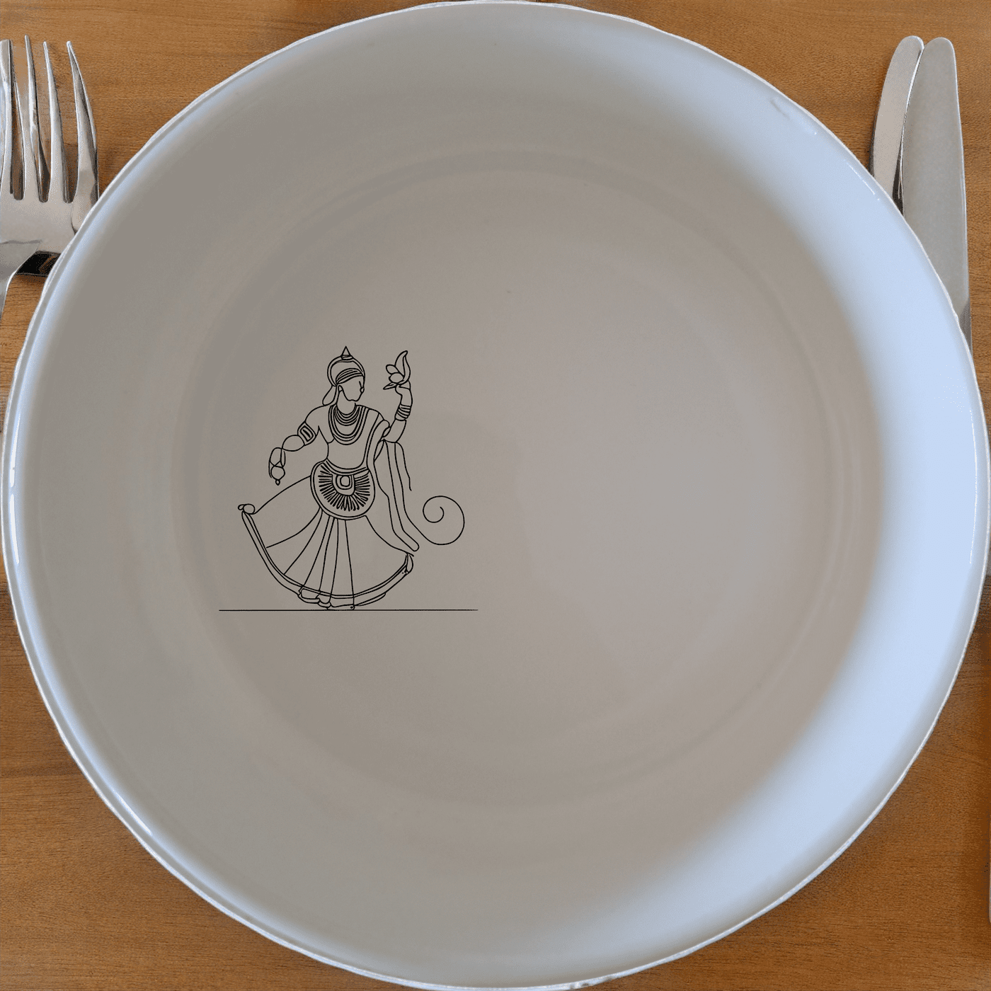 North Indian Cultural Imagery Bowl Set of 4 features intricate cultural designs perfect for everyday use or special occasions.