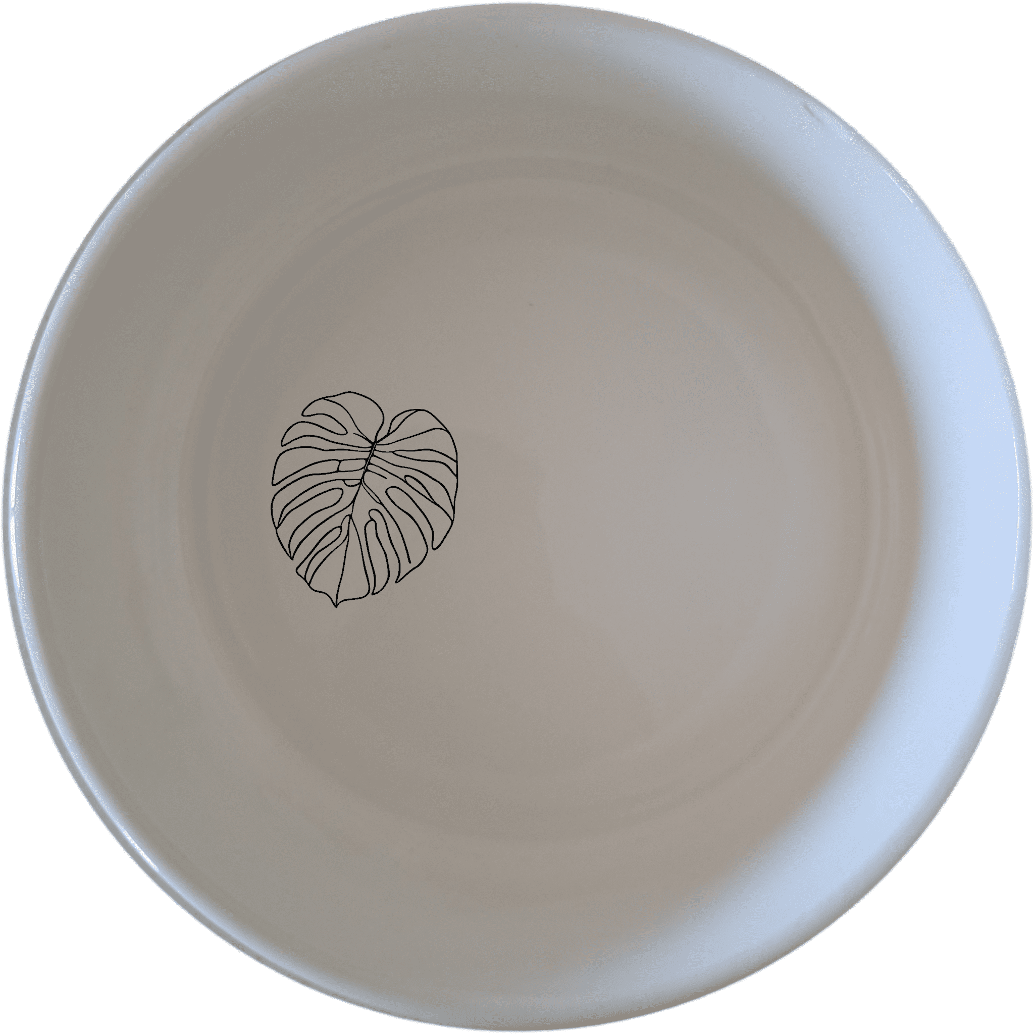 The Oversized Monstera Leaves Bowl Set of 4 brings a touch of nature to your dining table with its elegant design and versatile use.