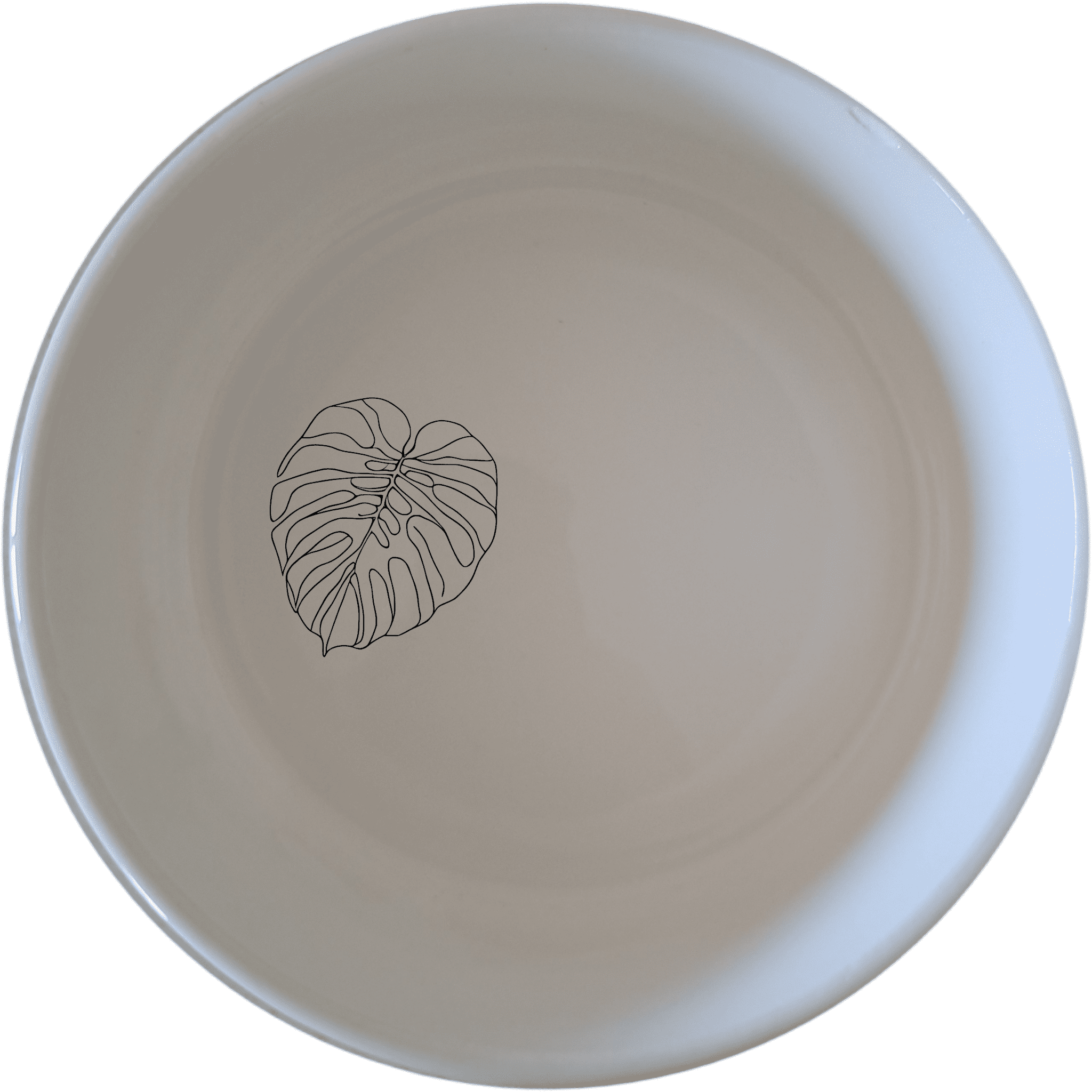 The Oversized Monstera Leaves Bowl Set of 4 brings a touch of nature to your dining table with its elegant design and versatile use.