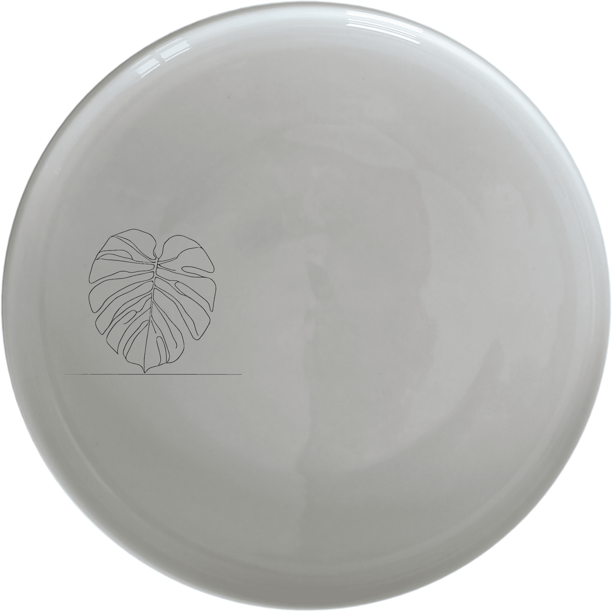 The Oversized Monstera Leaves Dinner Plate Set of 4 adds a touch of nature to your dining table with its elegant design.