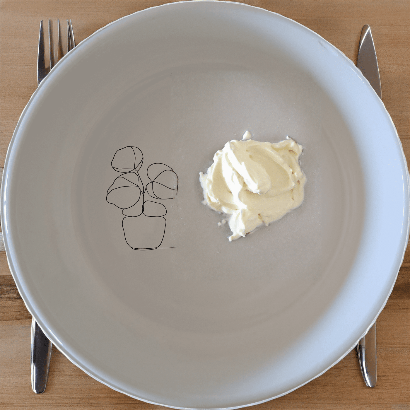 The Pilea Peperomioides Bowl Set of 4 features minimalist design perfect for modern homes. This set brings a touch of nature to your dining table.