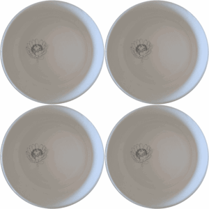 The Pincushion Protea Flower Bowl Set of 4 features delicate botanical designs, perfect for everyday use or special occasions.