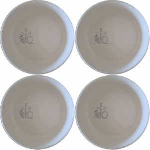 The Christian Easter Bowl Set of 4 features elegant designs perfect for your festive meals. Crafted from durable ceramic, these bowls are microwave and dishwasher safe, making cleanup a breeze.