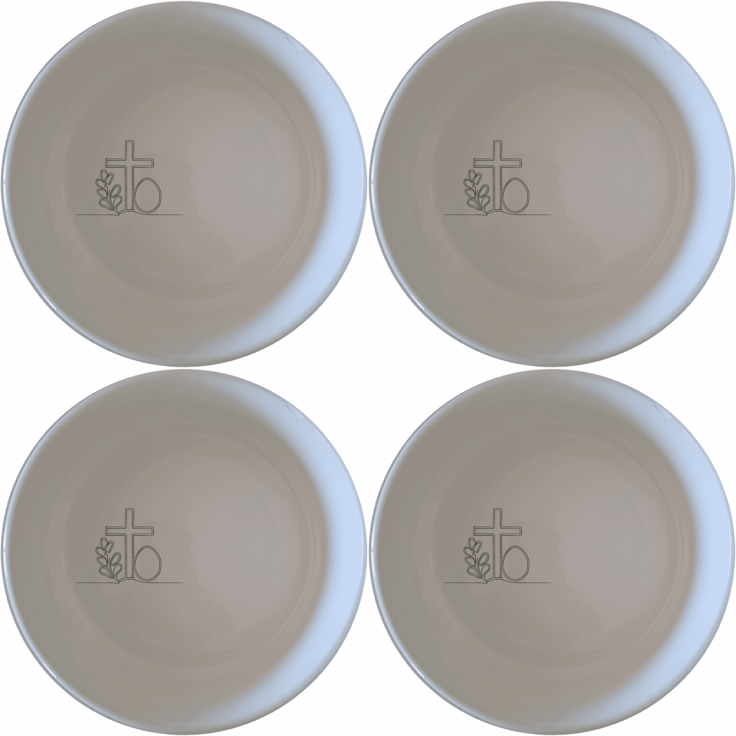 The Christian Easter Bowl Set of 4 features elegant designs perfect for your festive meals. Crafted from durable ceramic, these bowls are microwave and dishwasher safe, making cleanup a breeze.