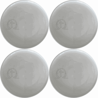 Christian Easter Side Plate Set of 4 features a delicate cross and wreath design, perfect for spring gatherings and religious celebrations.