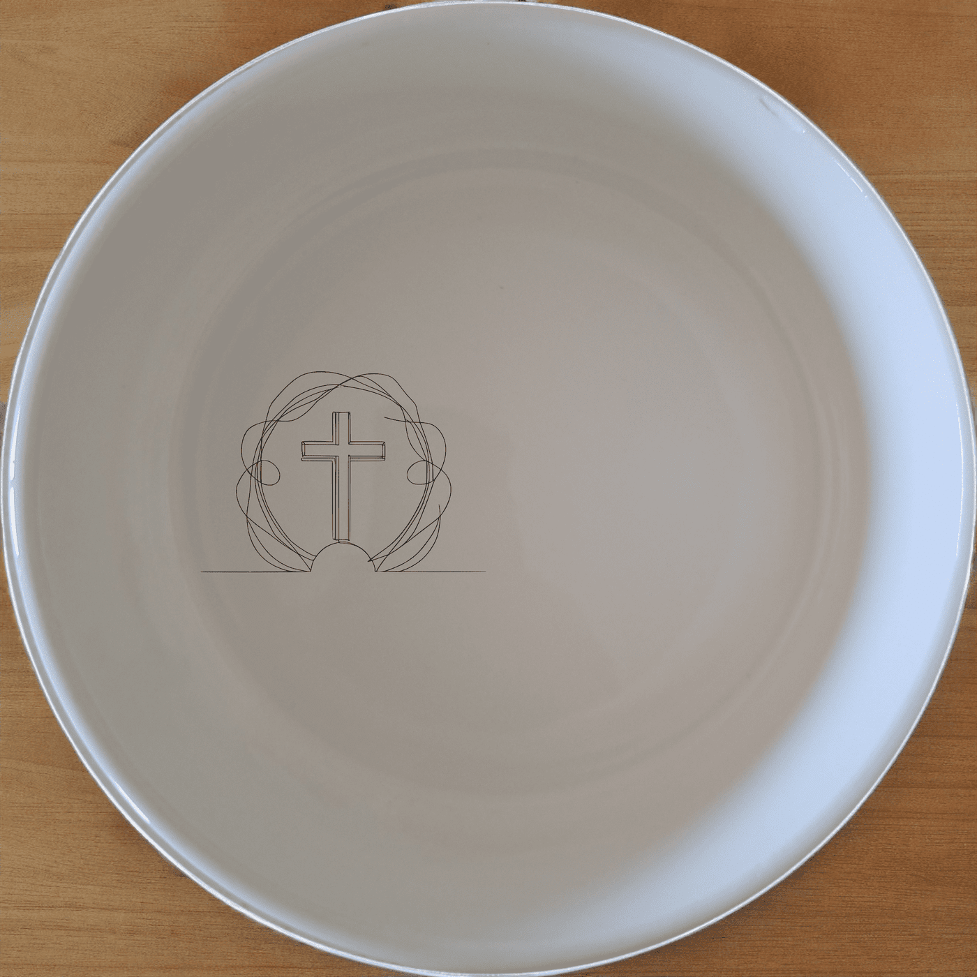 The Christian Easter Bowl Set of 4 features delicate laser-etched designs, perfect for special occasions and everyday use.