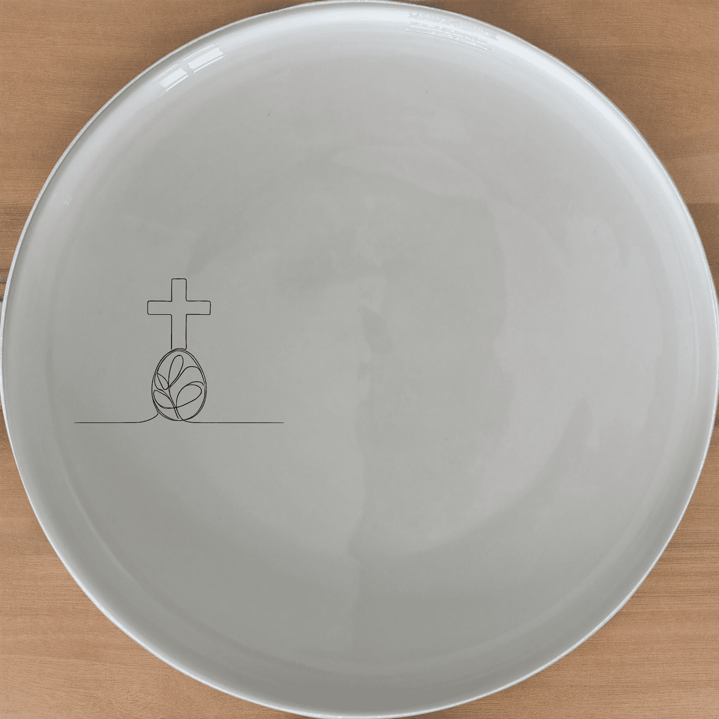 Christian Easter Dinner Plate Set of 4 features elegant designs perfect for your festive table setting.