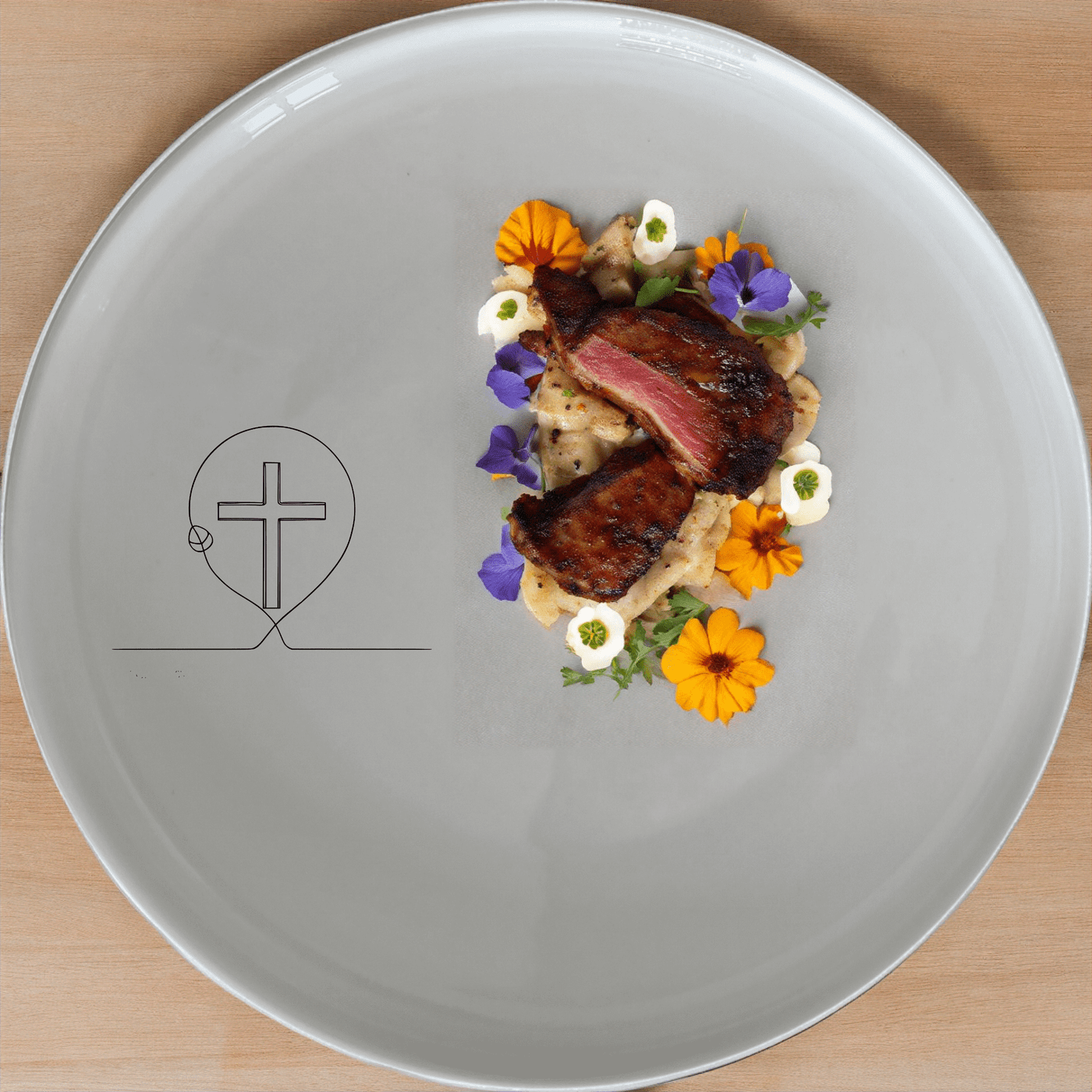 Discover the Christian Easter Dinner Plate Set of 4, a beautiful and meaningful addition to your Easter table setting.
