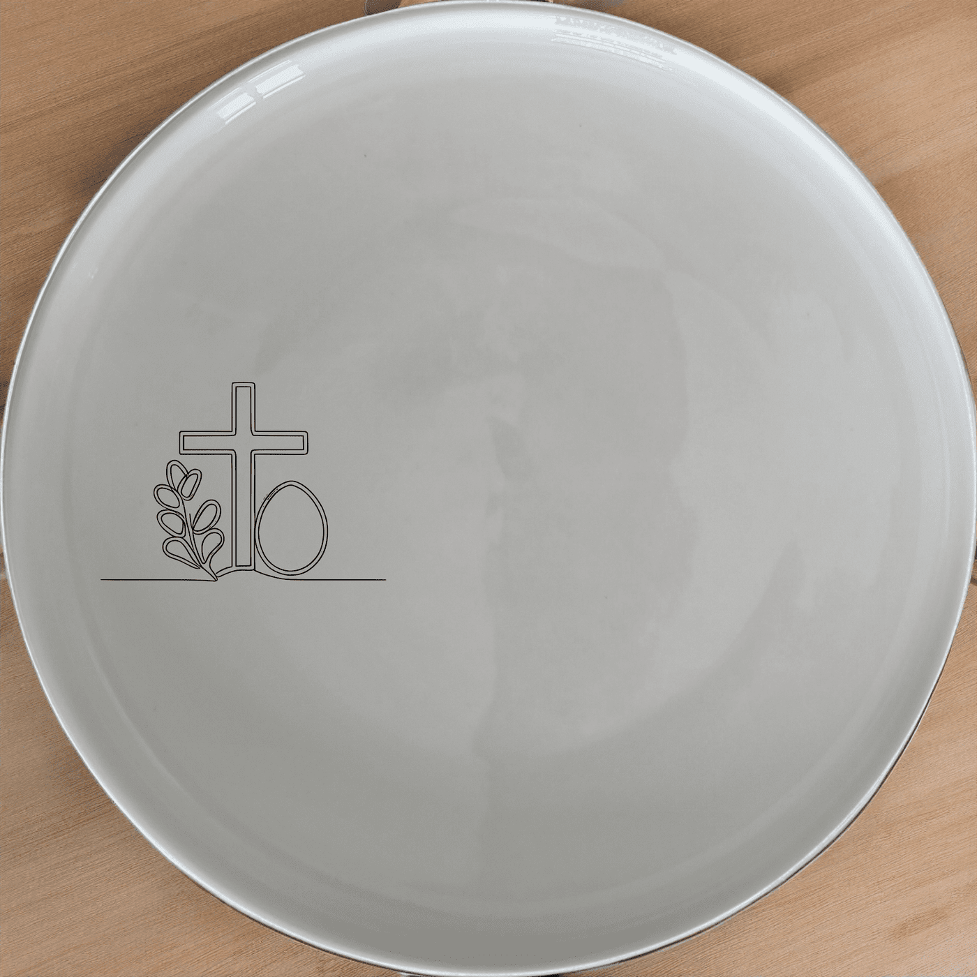 Discover the Christian Easter Dinner Plate Set of 4, perfect for your festive table setting and everyday use.