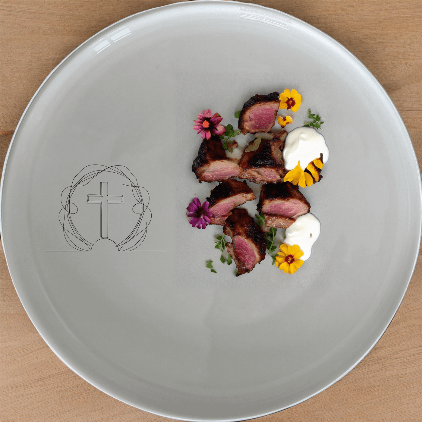 Discover the Christian Easter Dinner Plate Set of 4, a beautiful and meaningful addition to your table setting.