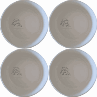 Dolphins Silhouette Bowl Set of 4 - Range 1 is a stylish and modern addition to any dining set, perfect for everyday use or special occasions.