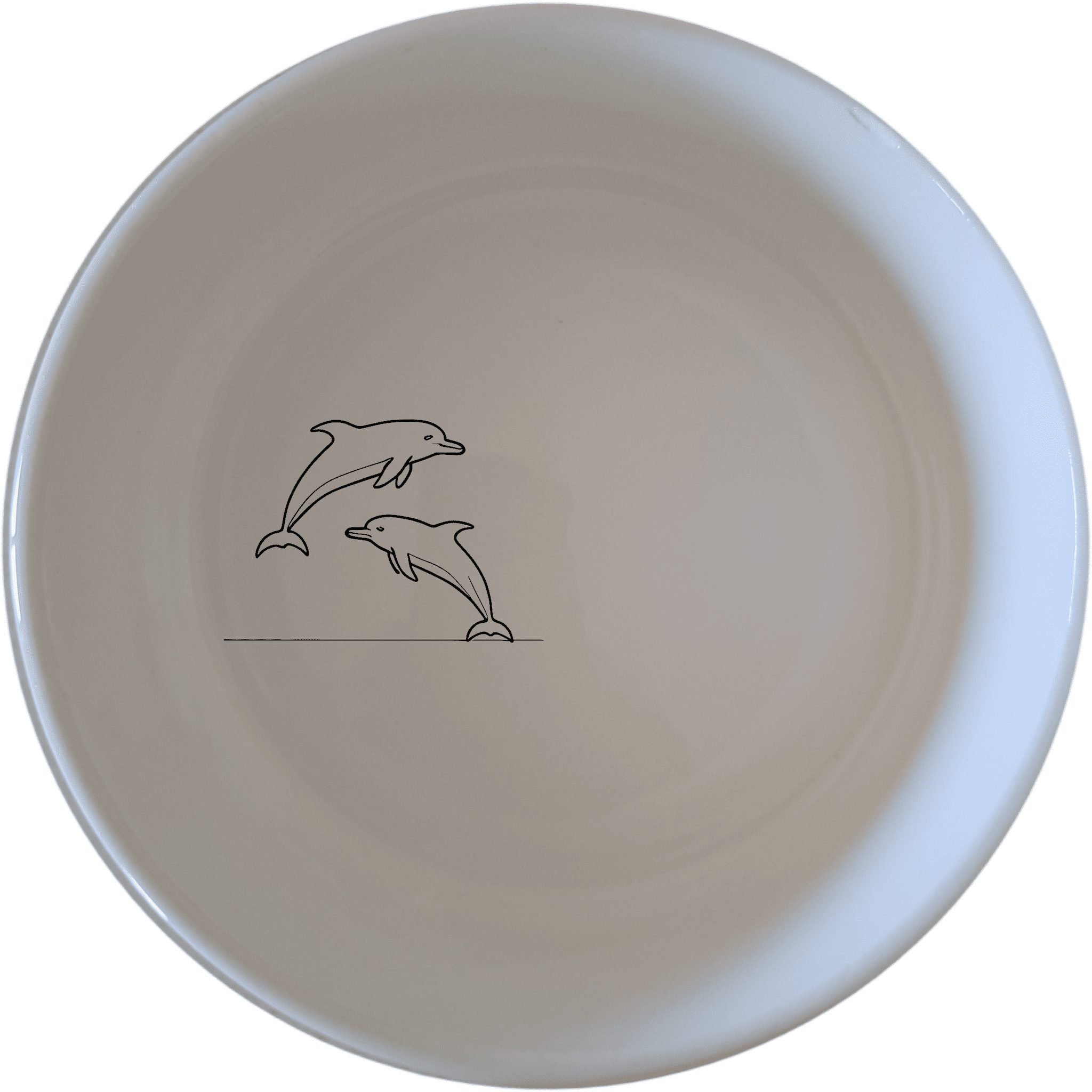 Silhouette Pod Jumping Dolphins Bowl Set of 4 - Range 3 is a charming and elegant addition to any dining table, perfect for everyday use or special occasions.