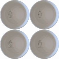 The Silloette Fat Curvey Ladies Bowl Set of 4 - Range 2 is a stylish and modern addition to any kitchen, perfect for everyday use or special occasions.