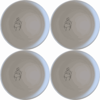 The Sillohette Fat Curvey Ladies Bowl Set of 4 - Range 3 combines modern design with timeless elegance, perfect for everyday use or special occasions.
