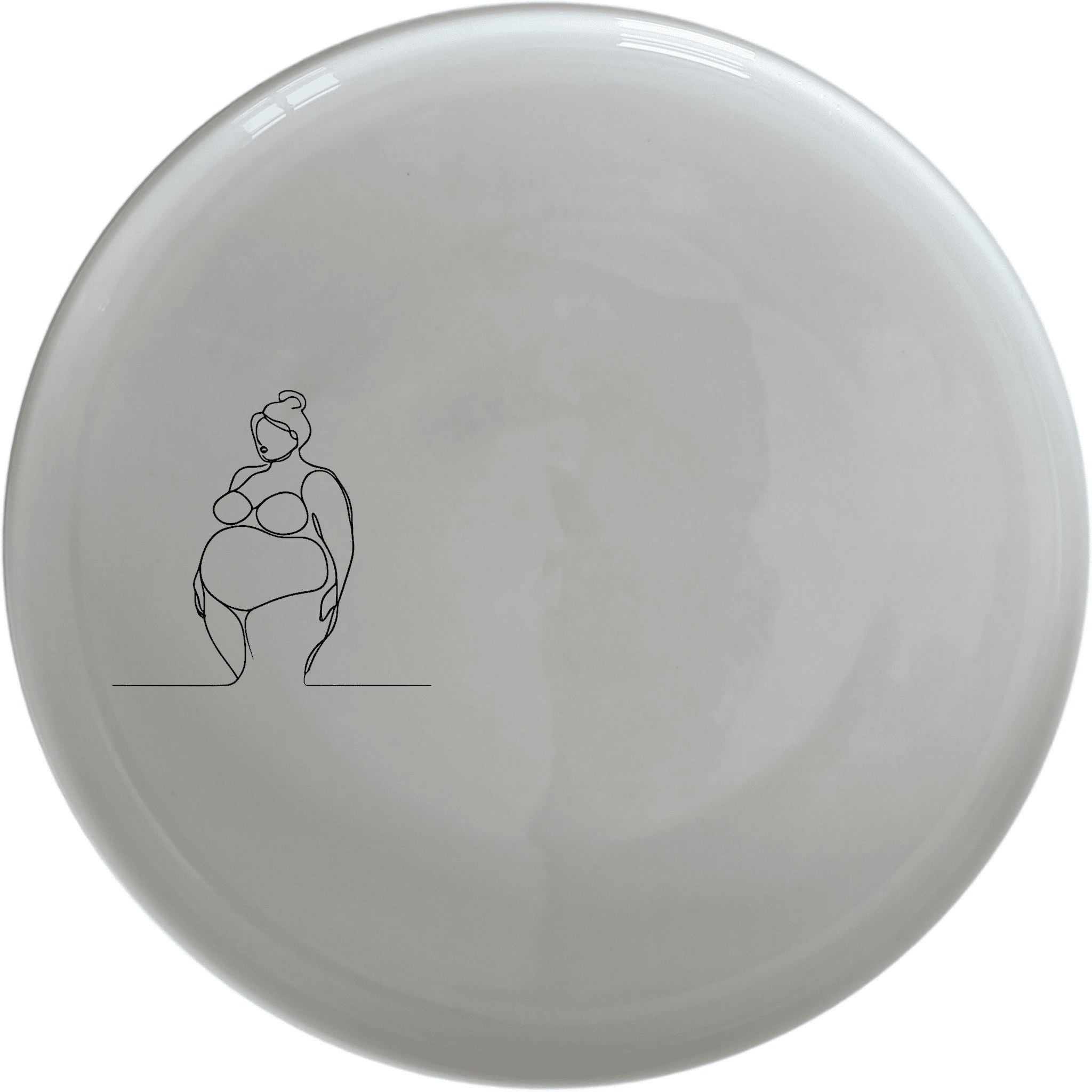 Sillohette Fat Curvey Ladies Dinner Plate Set of 4 - Range 3 is a stylish and modern dinner plate set featuring a unique silhouette design.