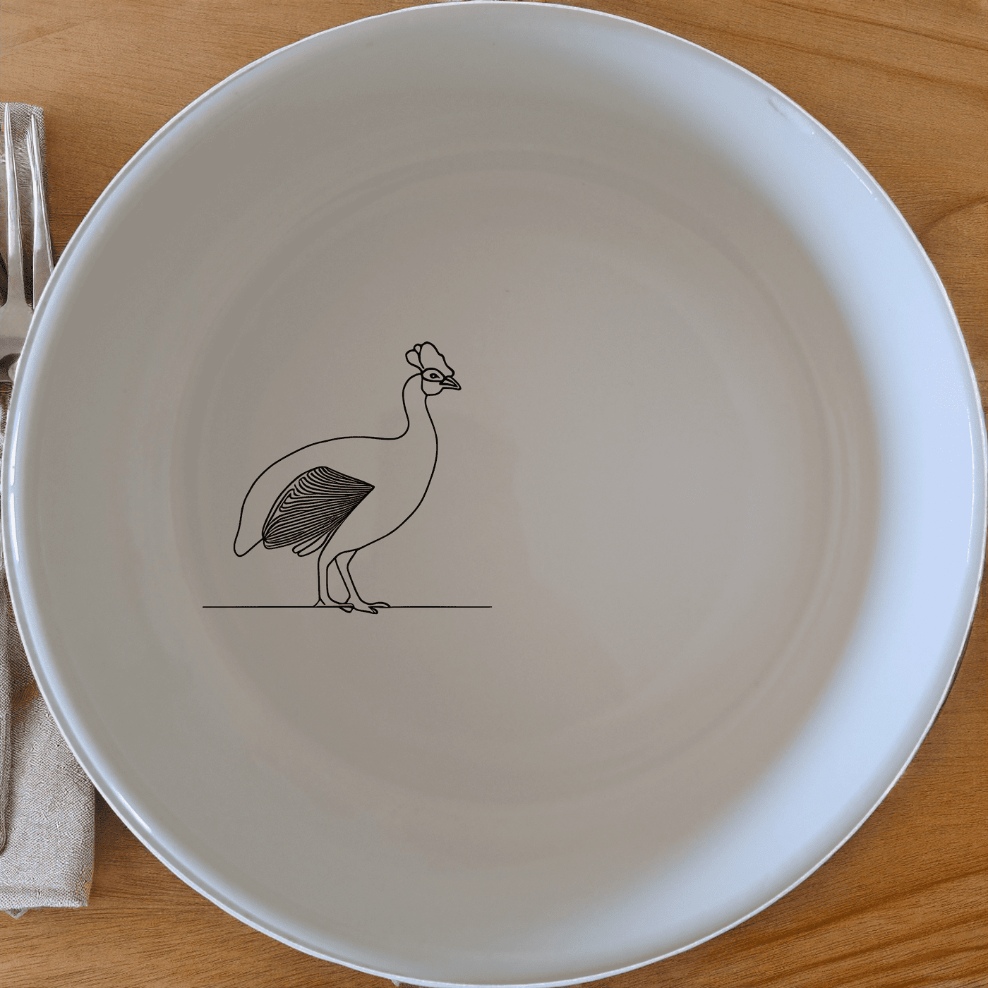 South African Helmeted Guineafowl Bowl Set of 4 brings artistic flair to your table with unique bird designs.
