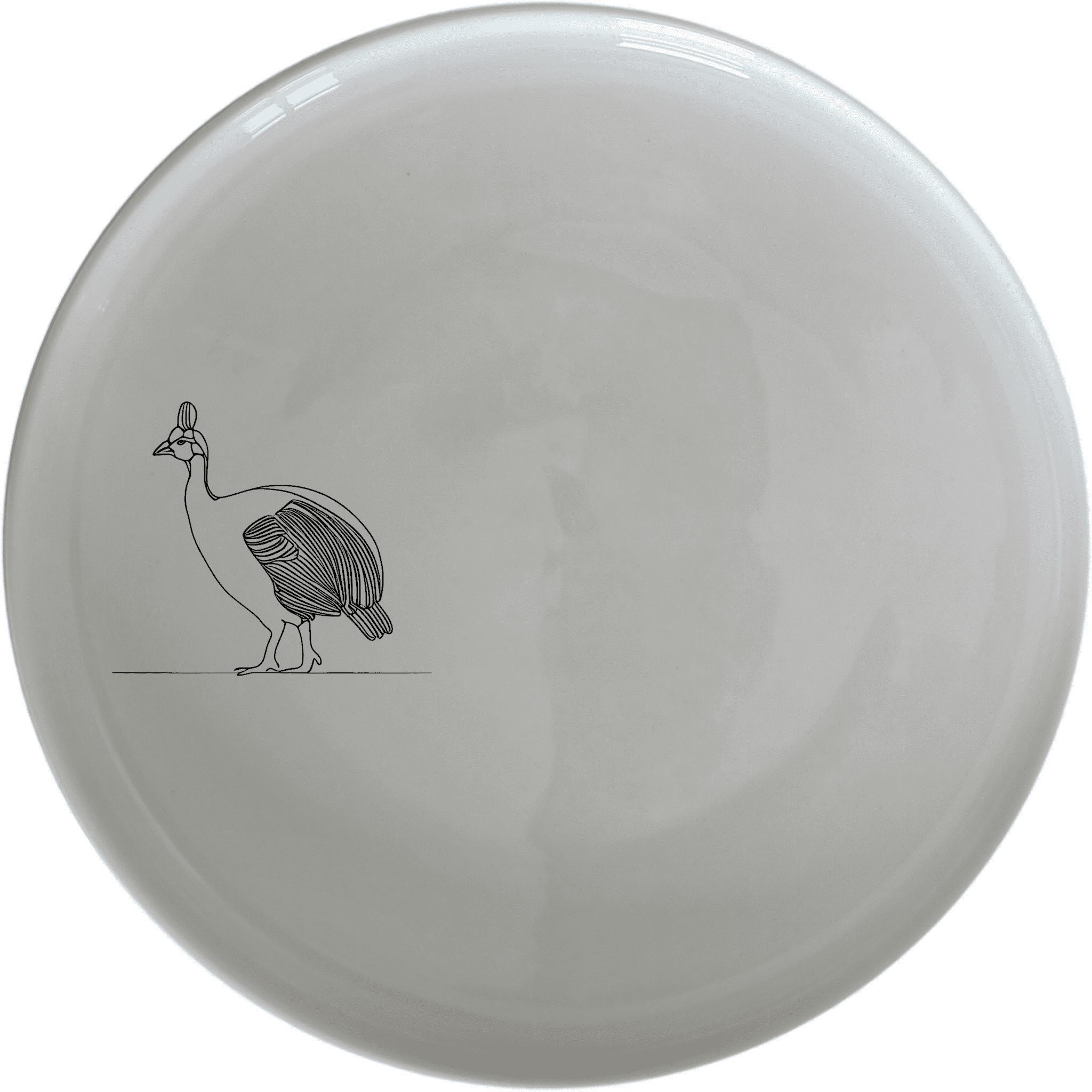 South African Helmeted Guineafowl Dinner Plate Set of 4 is a stylish and unique dinner plate set featuring an elegant guineafowl design.